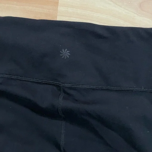 Athleta Elation Rose Stripe Leggings Sz. L - Picture 4 of 6